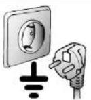 HOOVER H80 E PL - WARNING: DURING THE WASHING CYCLE, THE WATER CAN REACH A TEMPERATURE OF 90°C. - 3