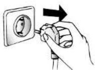 HOOVER H80 E PL - WARNING: DURING THE WASHING CYCLE, THE WATER CAN REACH A TEMPERATURE OF 90°C. - 1