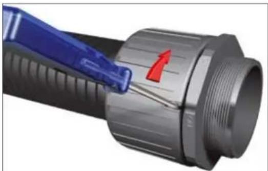 HellermannTyton LTS12-90FMC-M16 - Mounting and Removing HelaGuard Non-Metallic Fittings - 3