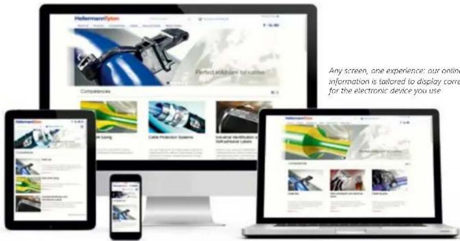 Helermann's Cyber Perfect addressed by carbox Competencies Any screen, one experience: our online information is tailored to display correct for the electronic device you use