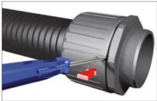 HellermannTyton AFCSS16-SS-ML-10ST - Mounting and Removing HelaGuard Non-Metallic Fittings - 2