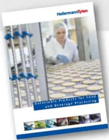 HellermannTyton Detectable Products for Food and Beverage Processing