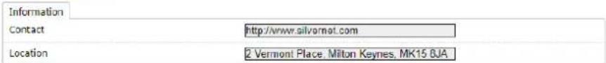 Information Contact http://www.silvornet.com Location 2 Vermont Place, Milton Keynes, MK15 0JA
