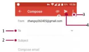 PRESTIGIO Muze J3 - Send a mail - 1