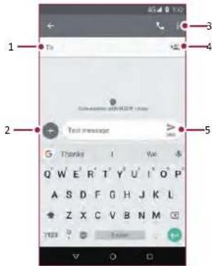PRESTIGIO Grace P7 LTE - Send a message - 1