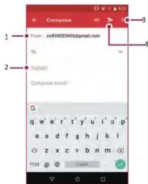 PRESTIGIO Grace P7 LTE - Send a mail - 1