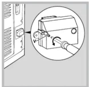 INDESIT K3E117(W)/RU - Подсоединение кабеля электропитания - 4