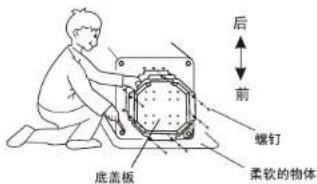 后 前 螺钉 底盖板 柔软的物体