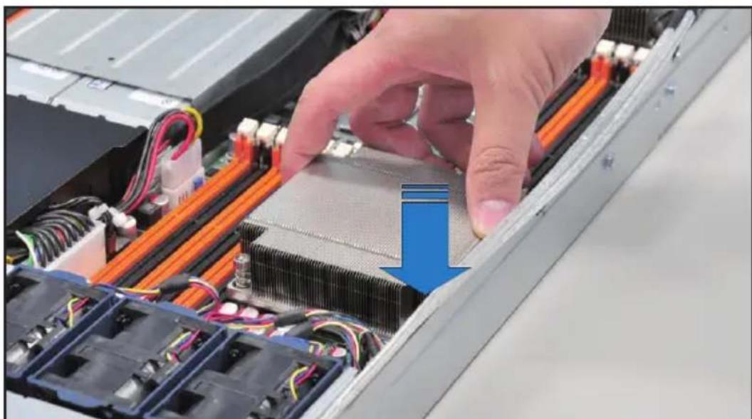 ASUS RS704D-E6/PS8 - Installing the CPU heatsink and airduct - 1