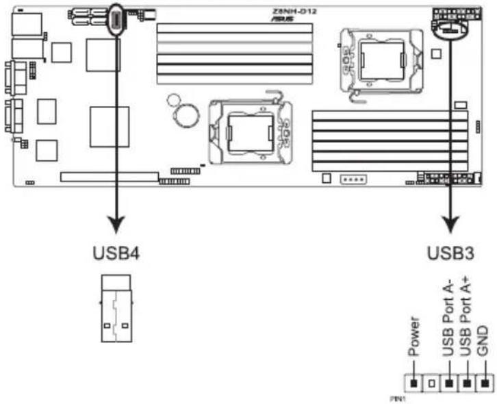 ZANH-D12 ADJ5 USB4 USB3 Power USB Port A- USB Port A+ GND PN1