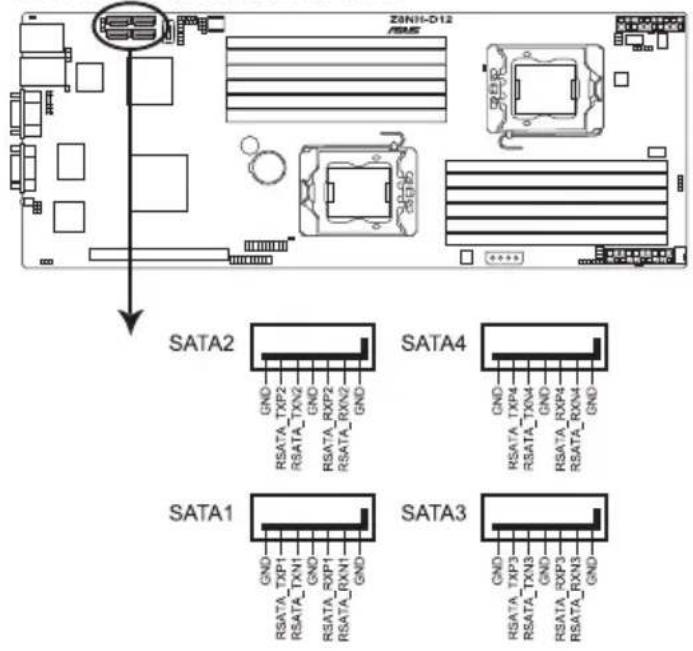 Z8N11-D12 SATA2 SATA4 SATA1 SATA3