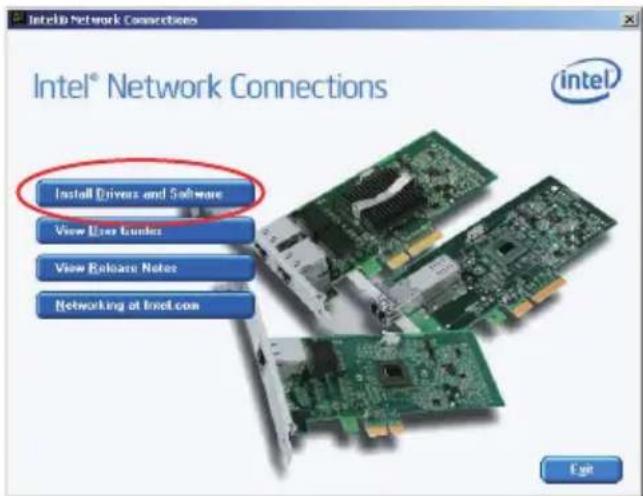 Intel® Network Connections Install Drivers and Software View User Locus View Release Notes Networking at Intel.com