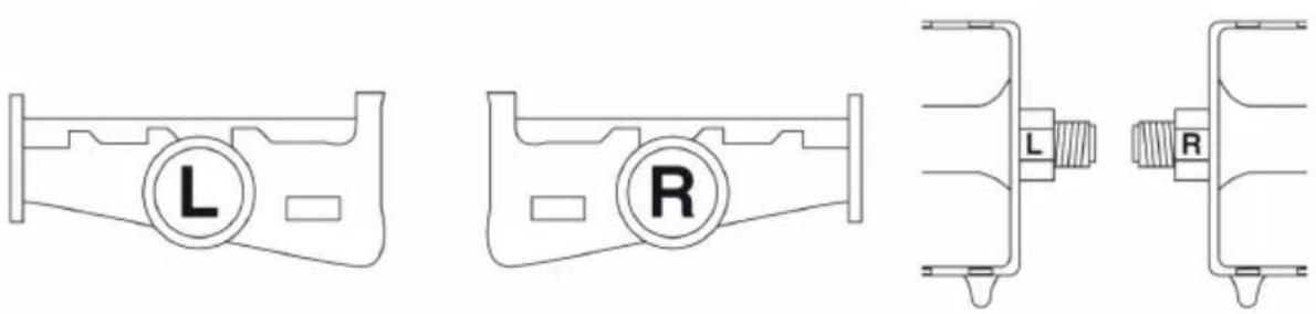 L R L R
