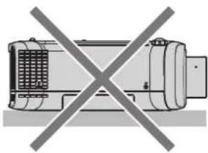 PANASONIC PT-EW650U - ■Cautions when setting up the projector - 3