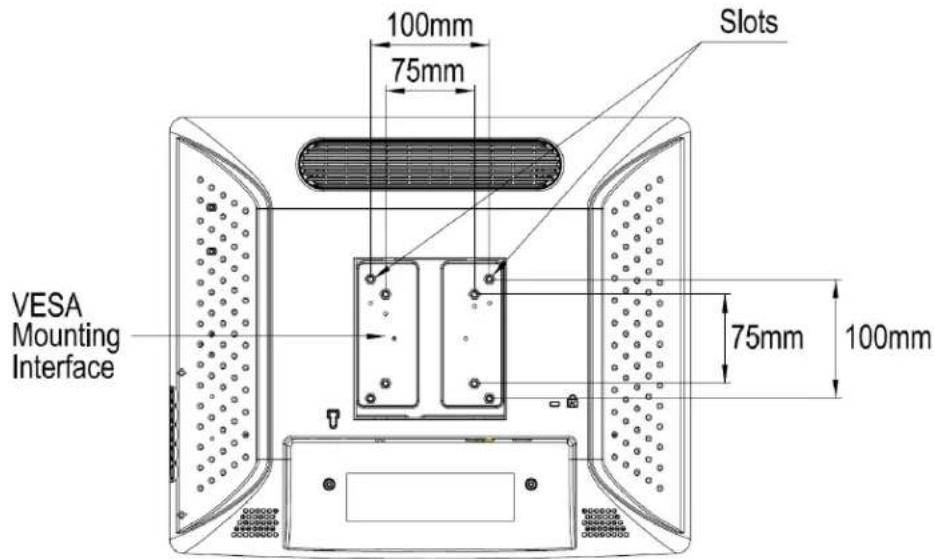 Planar PT1550MX - VESA Mount your monitor - 1