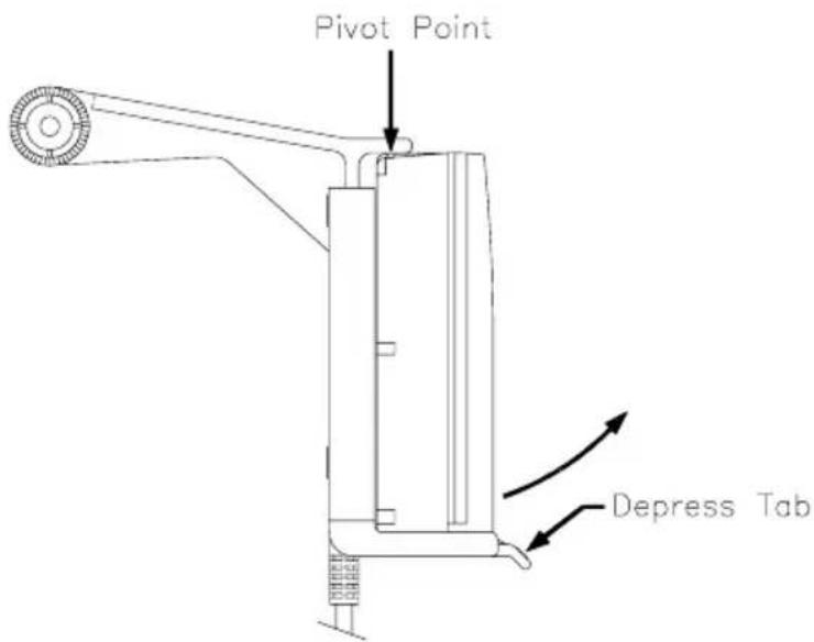 GARMIN GPS 95AVD - To remove the GPS 95 from the yoke mount... - 1