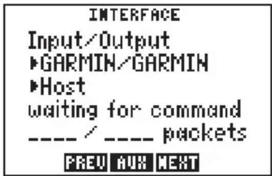 GARMIN GPS 95AVD - To select a NMEA output... - 1