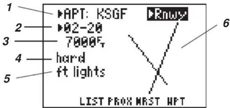 GARMIN GPS 95AVD - Airport Runway Information - 1