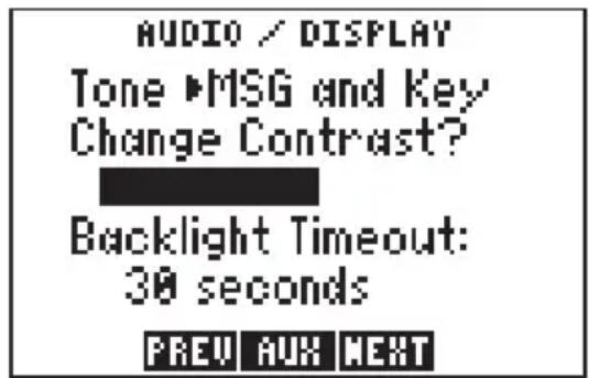 GARMIN GPS 95AVD - AUDIO AND DISPLAY SETUP - 1