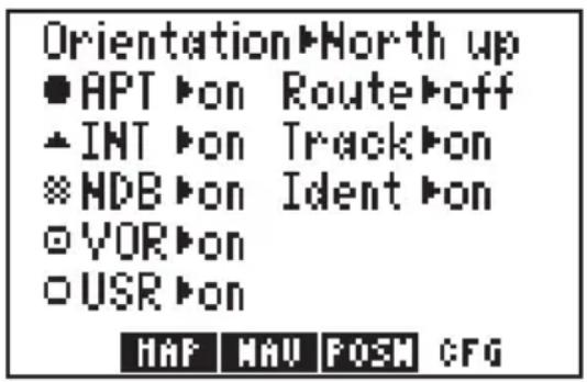 GARMIN GPS 95AVD - MAP CONFIGURATION - 1