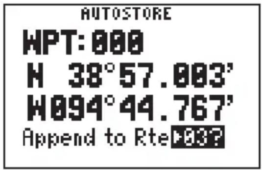 GARMIN GPS 95AVD - BUILDING ROUTES WITH AUTOSTORE™ - 1