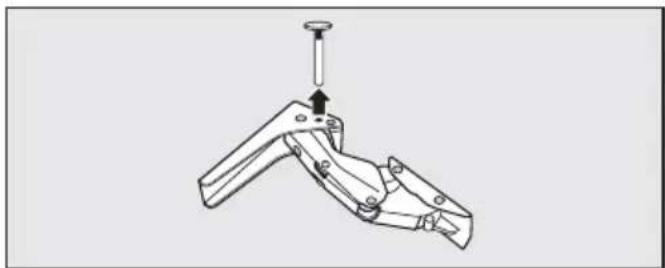 MIELE 9430570 - Changing the door hinging - 5
