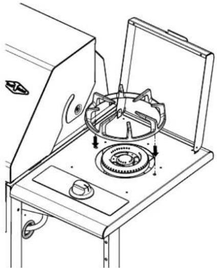 BeefEater Signature BS19340 - Attach The Trivet - 1