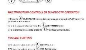 MULTIFUNCTION CONTROLLER BLUETOOTH OPERATION Please note the 5 PLANNATEE operator to select any remote or near the PLATT system for your own device. Please note that this is not required. Please note that the PLATT system has been done. Please note that the previous operating system has been done. Please note that the PLATT system is required. VOLUME CONTROL Please note that the PLATT system has been done. Please note that the PLATT system is required.