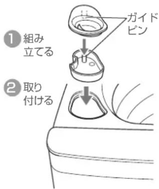 HAIER JW-LD75A - ■ 投入口の組み立てかた - 1