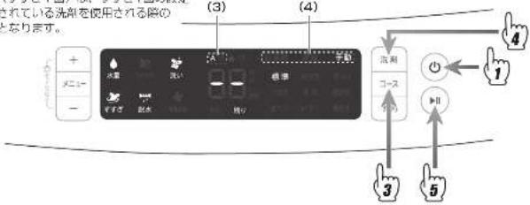 HAIER JW-KD85A - 標準コース A・B 標準コース A・B 洗泥容量 \~8.5kgまで - 1