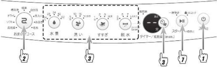 HAIER JW-C70C - 洗濯のしかた (つづき) - 3