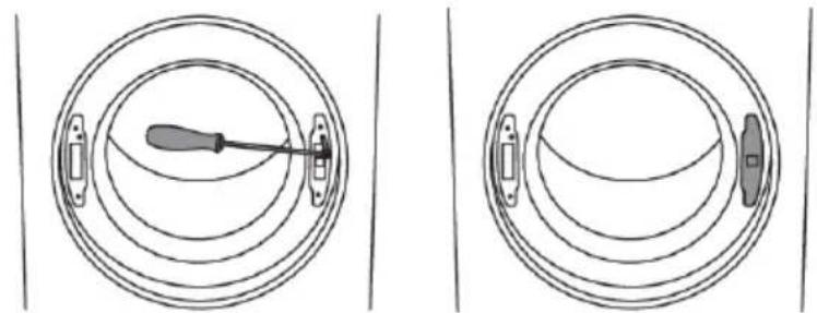 Cylinda T7400F - Changingthedooropeningdirection - 5