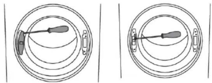 Cylinda T7400F - Changingthedooropeningdirection - 3
