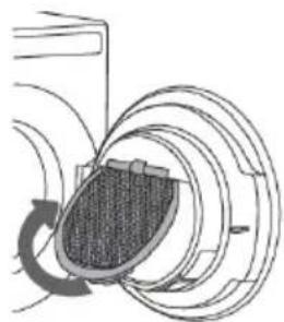 Cylinda T7400F - Cleaningthedoornetfilterinthedoor - 1