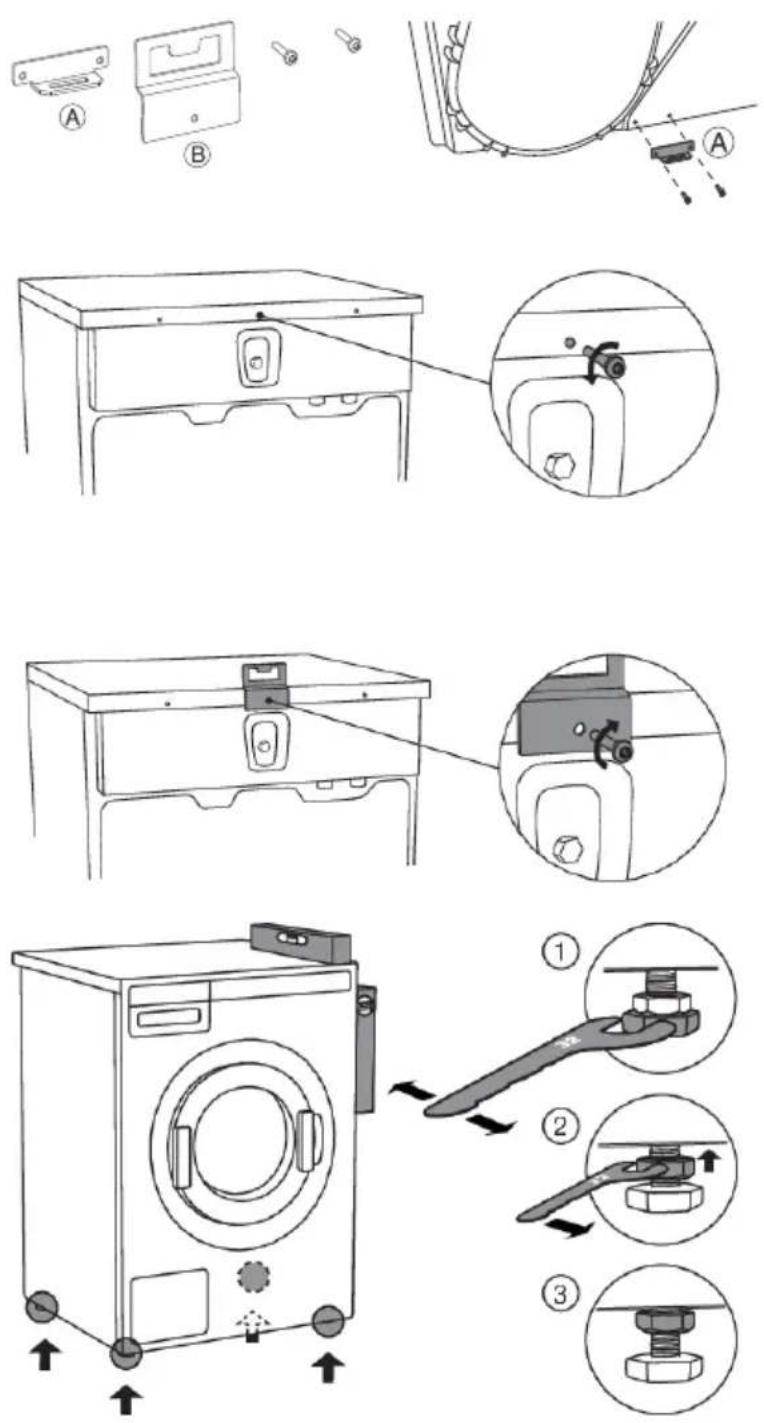Cylinda T7400F - Howtostackadryerontothewashingmachine(CYLINDA): - 1