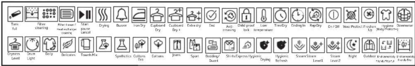 Cylinda TK 5480X - Symbols - 1