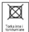 Cylinda TK 5480X - Tvätt som inte passar att torka i torken - 1