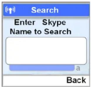 Search Enter Skype Name to Search a Back