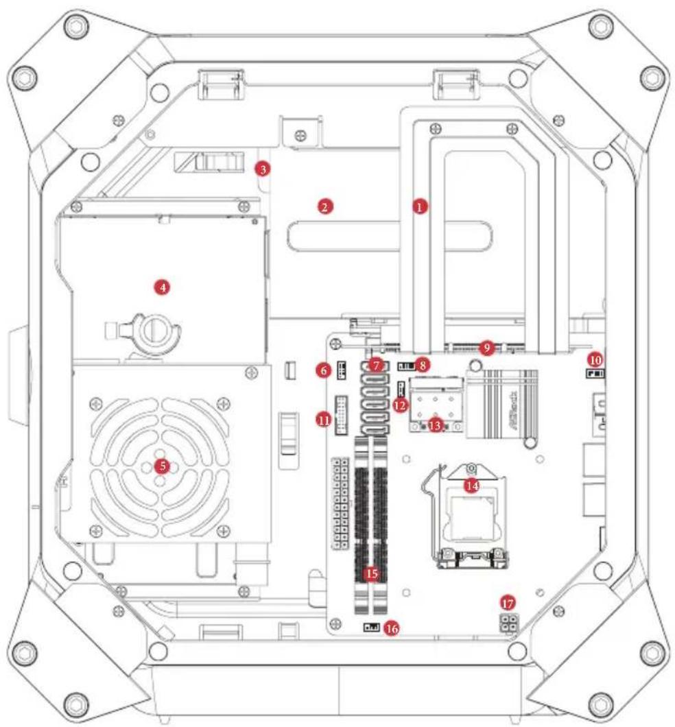 ASROCK M8 - 内視圖 - 1