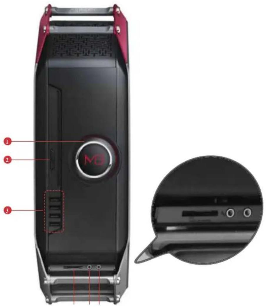 ASROCK M8 - Vista frontal - 1