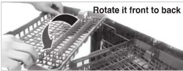 Rotate it front to back