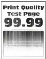 LEXMARK XC8155 - Loddrette hvite streker - 1