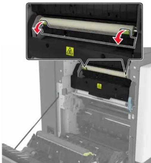 LEXMARK XC8155 - Papirstopp i fikseringsenheten - 2