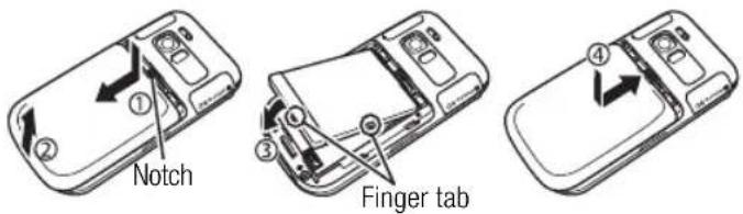 TOSHIBA TX80 - Inserting & Removing the Battery Pack - 1