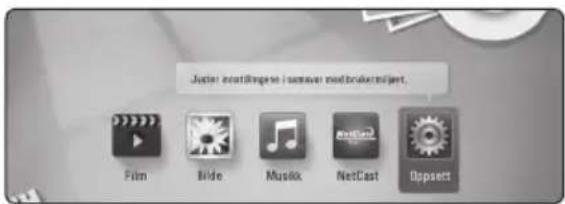 LG BD660N - Justere oppsett-innstillingene - 1