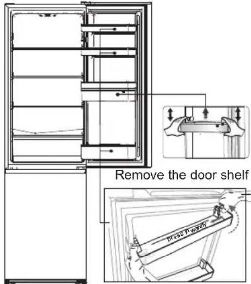 Fridgemaster MC55274AF/SA - Reversing the door - 1