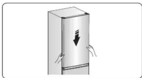Fridgemaster MC55274AF/SA - Reversing the door - 12