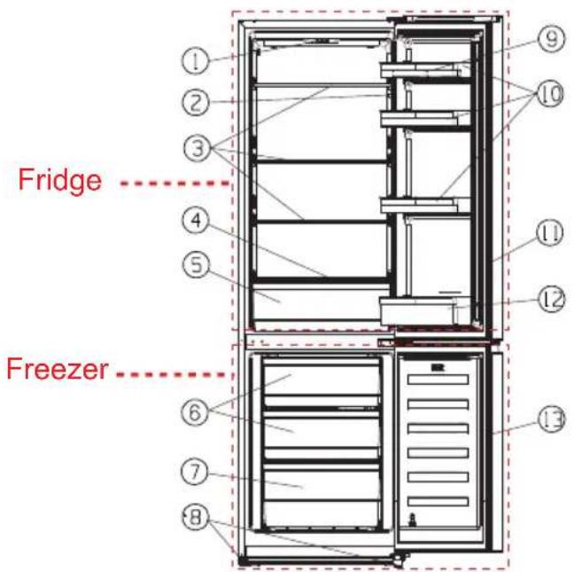 Fridgemaster MC55274AF/SA - View of the appliance - 1