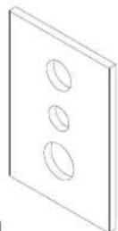 Peerless-AV PLP-V4X2 - Installation and Assembly - Adapter Bracket for VESA® 400 x 200 Screens - 3