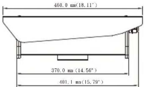 460.0 mm(18.11") 370.0 mm (14.56") 401.1 mm(15.79")